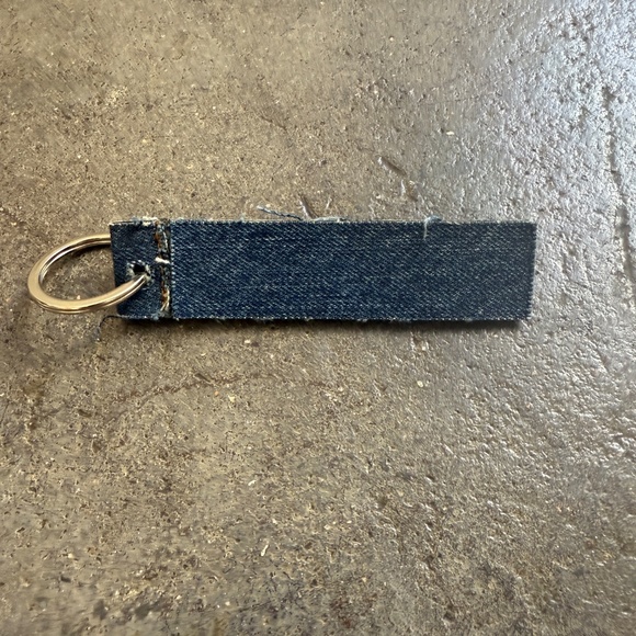Vivienne Westwood CHAOS Denim Velcro Double Key Chain Collector Item - Picture 2 of 4
